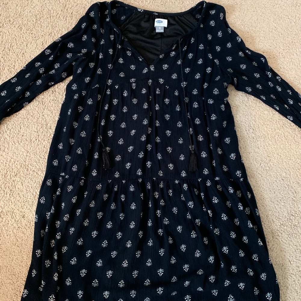 Black Patterned Dress